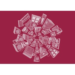 T-Shirt rouge - Sound System Vortex