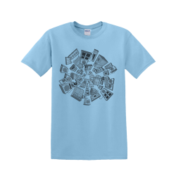 T-Shirt bleu clair - Sound...