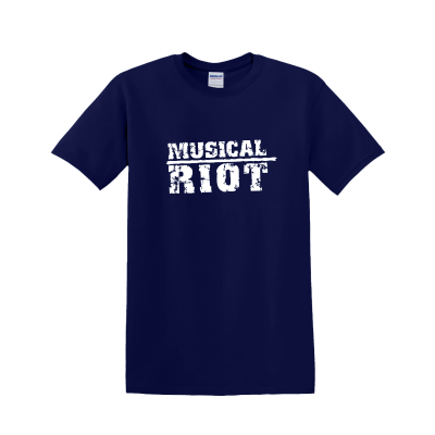 T-Shirt bleu marine - Musical Riot